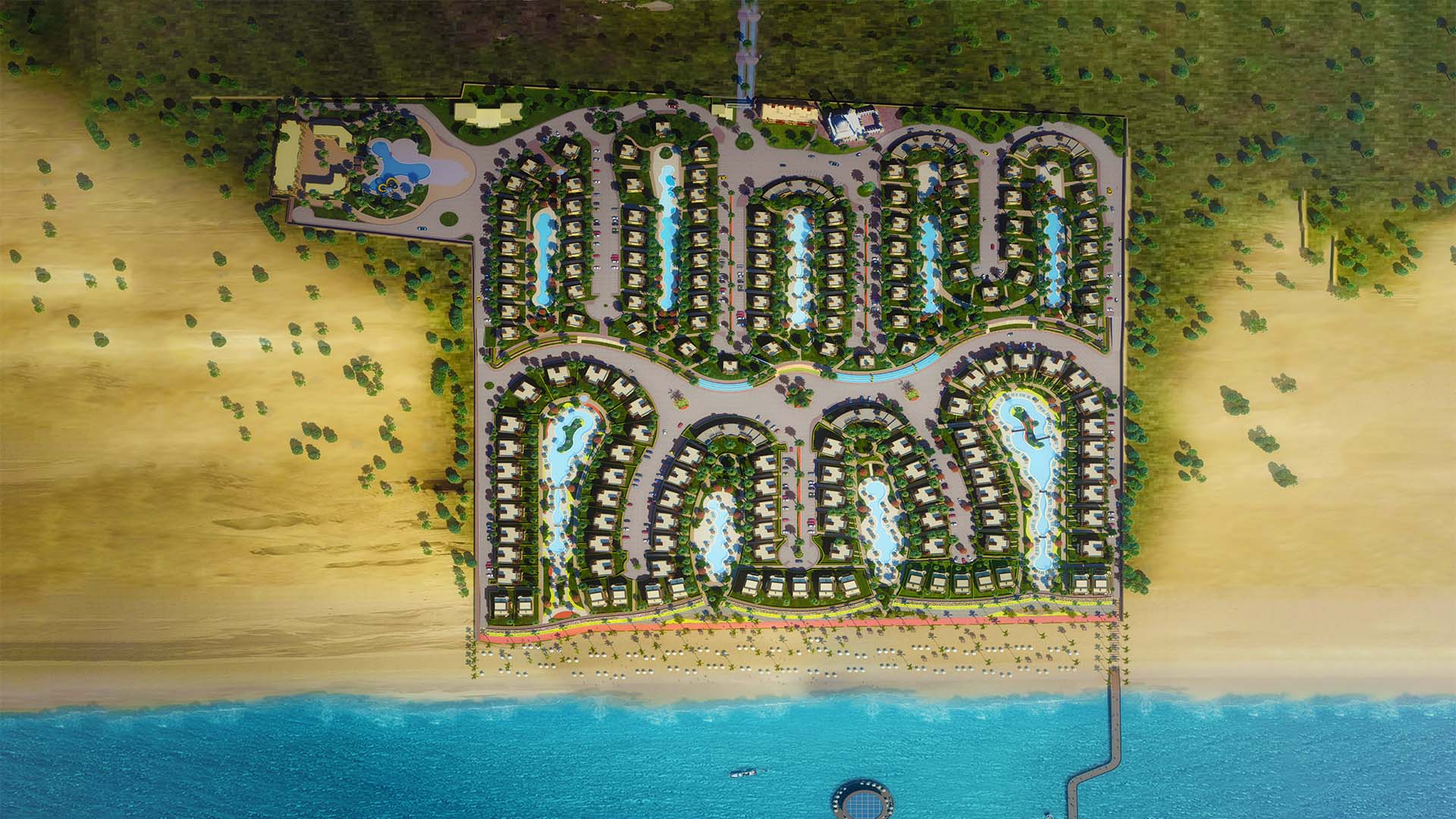 قرية لاسيرينا الساحل الشمالي Village Lasirena North Coast
