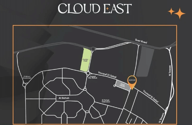 مول كلاود ايست التجمع الخامس Cloud East Mall